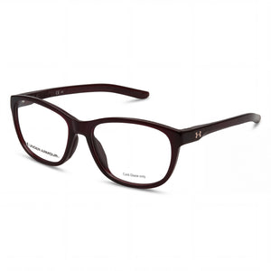 Under Armour Ua 5025 Crystal Red Rectangle Eyeglasses for Women, Polyamide frame