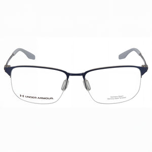 Under Armour UA 5047/G Rectangle Eyeglasses Unisex — front view, Alloy Steel