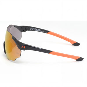 Under Armour UA Hammer/F Shield Sunglasses Men — side view, Non-Polarized Orange lens