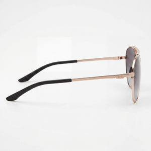 Under Armour Ua Instinct Aviator Sunglasses for Unisex — front view, Stainless Steel frame