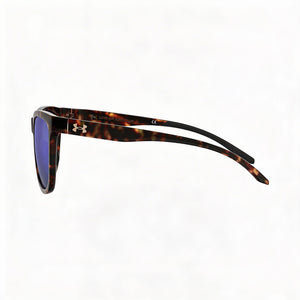 Under Armour UA PLAY UP Rectangle Sunglasses Unisex — side view, Non-Polarized Multilayer Violet lens