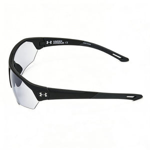 Under Armour Ua Playmaker Shield Eyeglasses Unisex — side view, Black Plastic temples