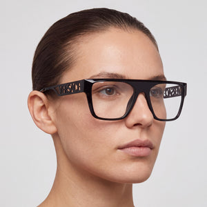 Versace 0VE3326U 5380 Rectangle Eyeglasses for Unisex — interior view, Customisable demo lenses
