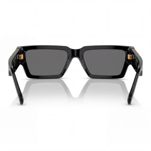 Versace 0VE4459 Rectangle Sunglasses Unisex — side view, Non-Polarized Grey lens