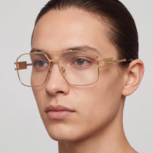 Versace 1302 Gold Eyeglasses Unisex — lifestyle wear, professional and business attire