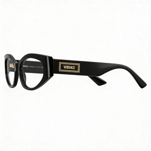 Versace Classic Cat Eye Eyeglasses for Women — front view, Acetate