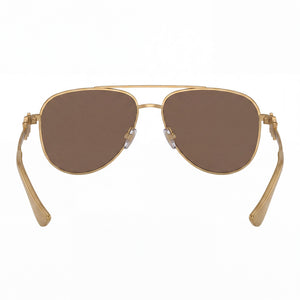 Versace Contemporary Aviator Sunglasses Unisex — interior view, Non-Polarized lens detail