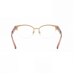 Versace Ve 1265 Oval Eyeglasses for Women — interior view, Polycarbonate demo lenses