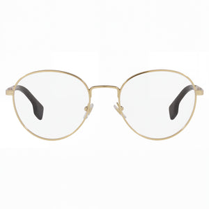 Versace Ve 1279 Round Eyeglasses for Men and Women — front view, Metal