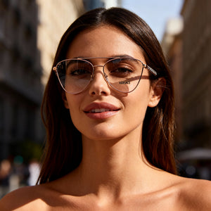 Versace VE 1296 1515 Gold Eyeglasses Women — lifestyle wear, office and reading