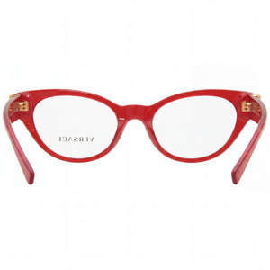 Versace Ve 3282 Cat Eye Eyeglasses Women — side view, Pink Acetate temples