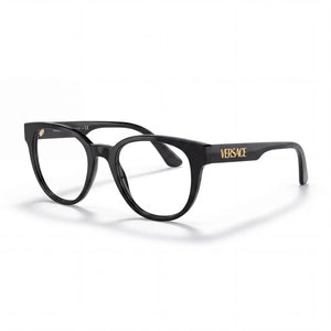 Versace Ve 3317f Black Rectangle Eyeglasses for Men, Plastic frame