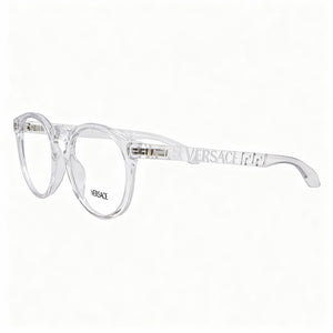 Versace Ve 3355u Transparent Rectangle Eyeglasses for Women, Nylon frame