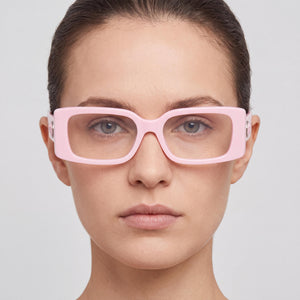 Versace Ve 3362u Rectangle Eyeglasses for Women — interior view, Polycarbonate demo lenses