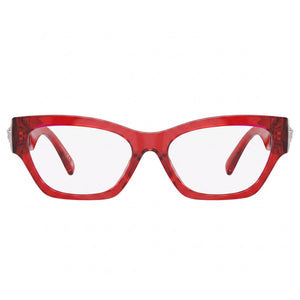 Versace Ve 3367 U Cat Eye Eyeglasses for Women — front view, Injected frame