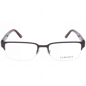 Versace VE1184 Rectangle Eyeglasses for Unisex — front view, Metal