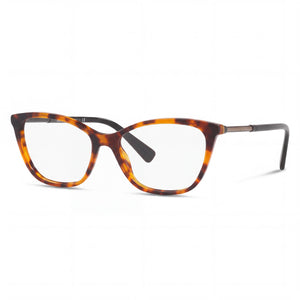 Versace Ve3248 Havana Cat Eye Eyeglasses Unisex, Composite frame