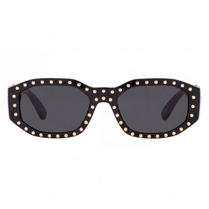 Versace Ve4361 Rectangle Sunglasses for Women — front view, Plastic frame