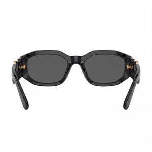 Versace VE4361 Rectangle Sunglasses Unisex — side view, Non-Polarized Dark Grey lens