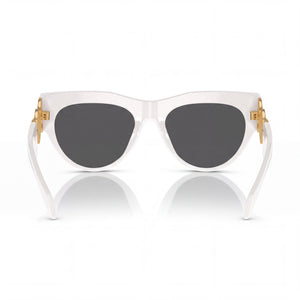 Versace Ve 4440u Cat Eye Sunglasses Women — side view, Non-Polarized Dark Grey lens