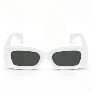 Versace VE4474U Rectangle Sunglasses Unisex — front view, Titanium frame