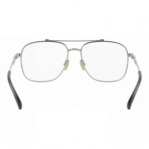 Victoria Beckham Vb2138 Aviator Eyeglasses Women — side view, Silver temples
