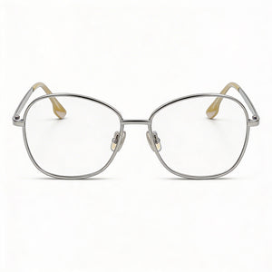Victoria Beckham Vb220 Square Eyeglasses for Men — front view, Metal