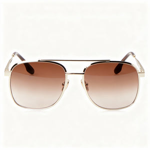 Victoria Beckham VB233S Aviator Sunglasses for Women — front view, Magnesium frame