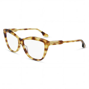 Victoria Beckham VB2627 Havana Cat Eye Eyeglasses for Men, Acetate frame