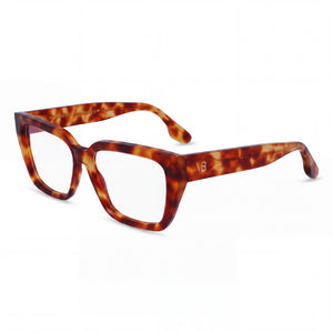 Victoria Beckham VB2648 Havana Rectangle Eyeglasses for Men, Acetate frame