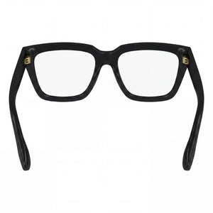 Victoria Beckham VB2658 Cat Eye Eyeglasses Men — side view, Black Acetate temples