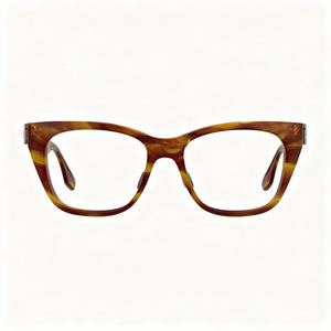 Victoria Beckham VB2662 Square Eyeglasses for Women — interior view, demo lenses