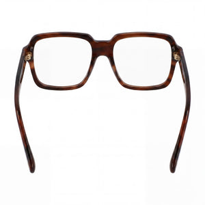 Victoria Beckham Vb2668 Oval Eyeglasses Women — side view, Havana temples