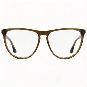 Victoria Beckham Vb2672 Cat Eye Eyeglasses for Women — front view, Brown frame