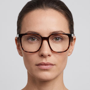 Victoria Beckham Vb2673 Rectangle Eyeglasses for Women — interior view, Clear demo lenses