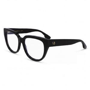 Victoria Beckham Vb2674 Black Cat Eye Eyeglasses for Women, clear demo lenses