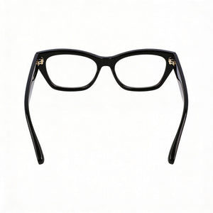 Victoria Beckham VB2675 Rectangle Eyeglasses Women — side view, Black temples