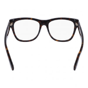 Victoria Beckham Vb2676 Square Eyeglasses Women — side view, Dark Havana temples