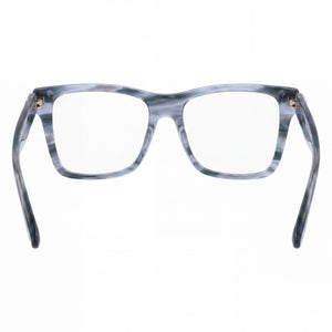 Victoria Beckham Vb2677 Rectangle Eyeglasses Women — side view, Blue temples