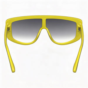 Victoria Beckham VB664S Aviator Sunglasses Women — side view, Non-Polarized Yellow lens