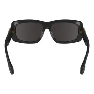 Victoria Beckham VB669S Rectangle Sunglasses for Women — interior view, Non-Polarized lens detail