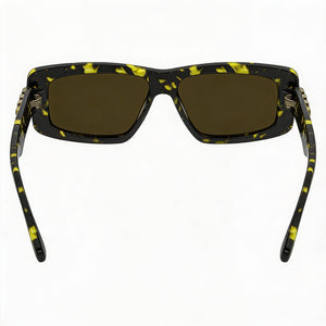Victoria Beckham Vb669s Rectangle Sunglasses Unisex — side view, Non-Polarized Black lens