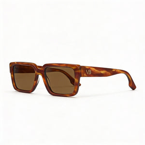 Victoria Beckham VB670S Rectangle Sunglasses for Women — front view, Acetate frame