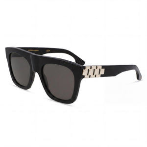 Victoria Beckham Vb675s Black Square Sunglasses for Women, Black lens