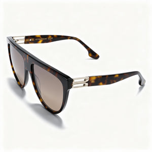 Victoria Beckham VB680S Havana Rectangle Sunglasses for Women