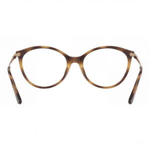 Vogue Eyewear Vo5387 Oval Eyeglasses Women — side view, Havana Plastic temples