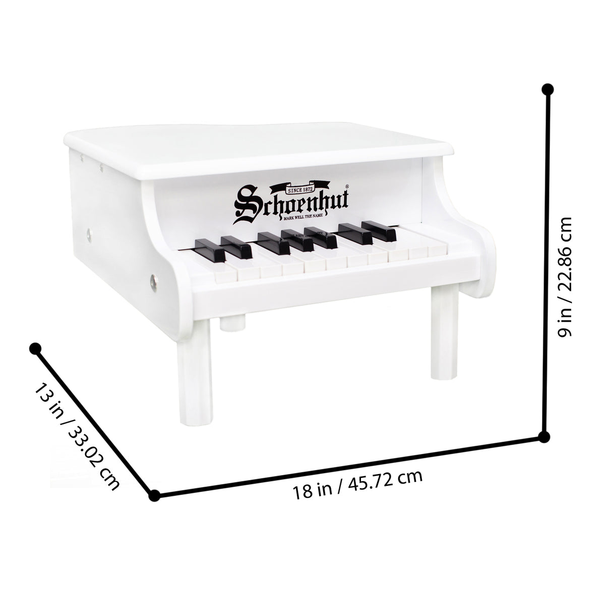Mini grand piano white cheap