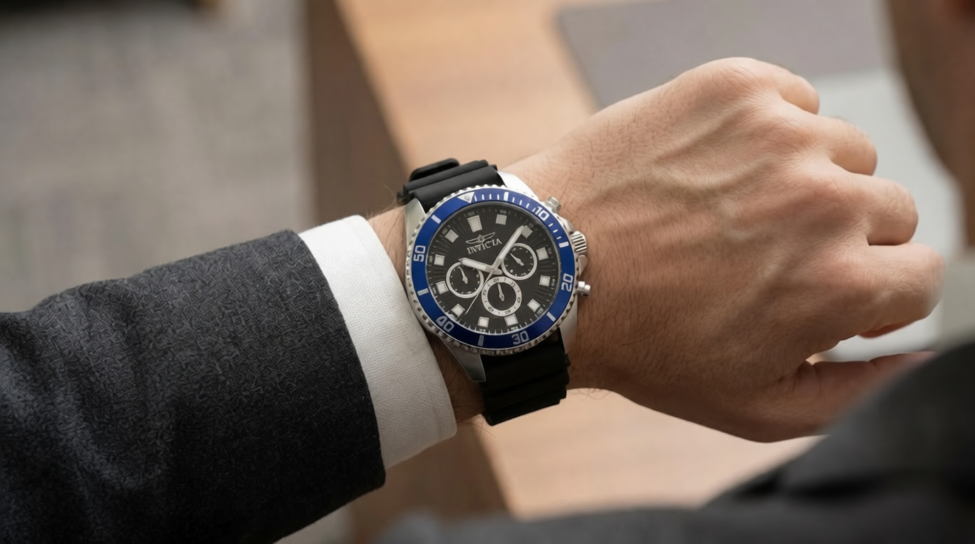 The Invicta Subaqua Poseidon 55mm chronograph is more than a timepiece