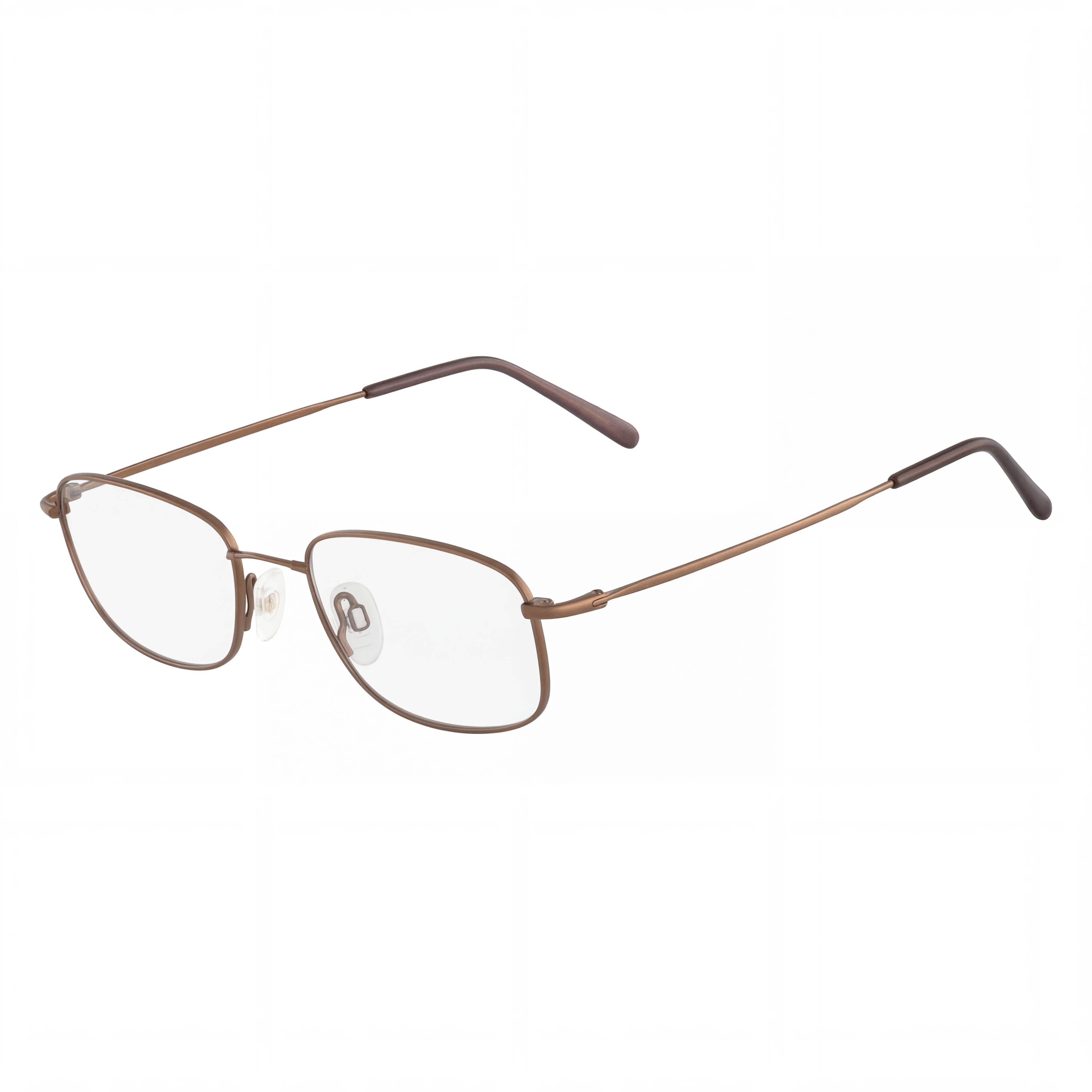 Gafas Flexon Autoflex 47 para hombre: montura de metal color café, ancho de lente 54 mm, puente 19 mm, patilla 140 mm, Photo 1