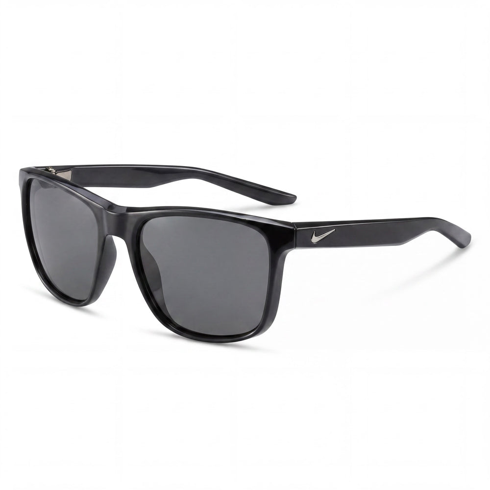 Nike Wayfarers Unisex Sunglasses, Wine Plastic Frame, Grey Non-Polarized Nylon Lenses, UV Protection